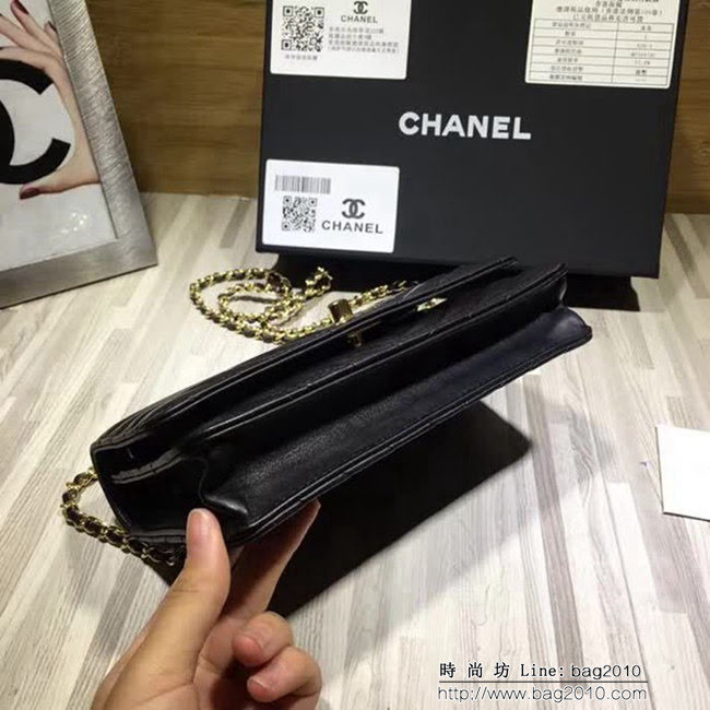 香奈兒CHANEL V982新款新顏色專櫃品質羊皮鏈條小包 DSC1252